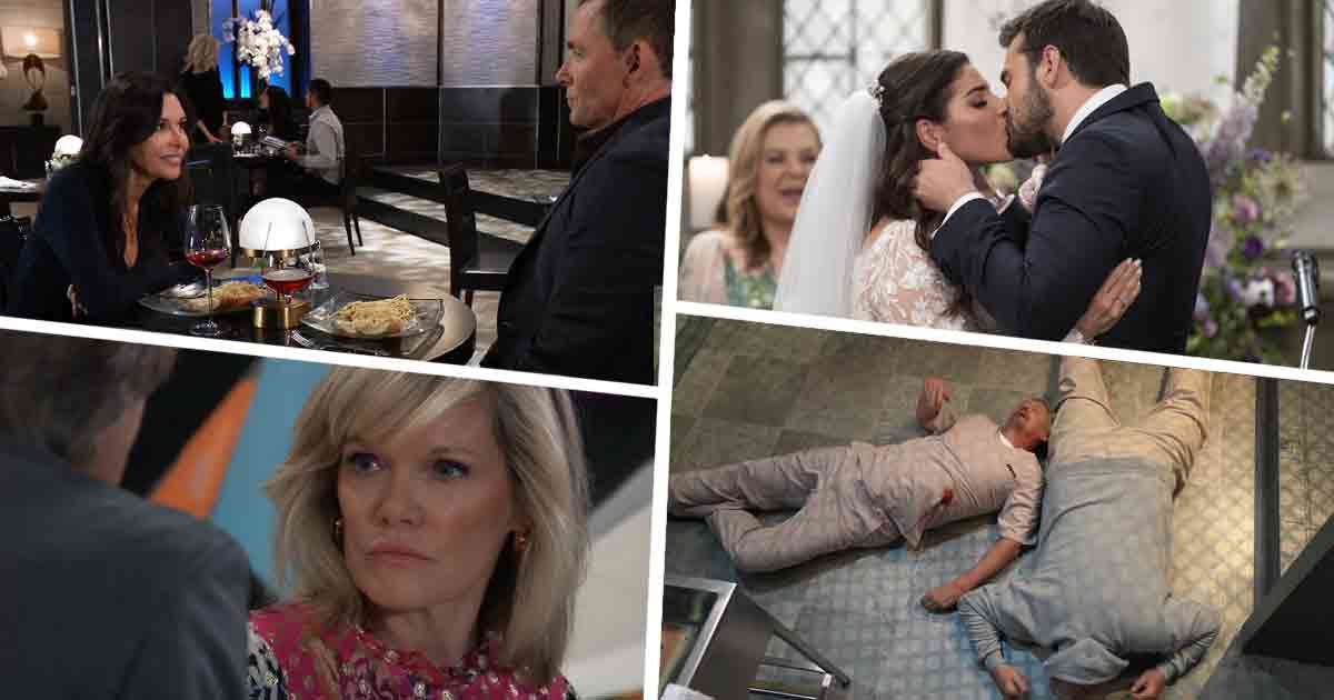 GH Week of May 13, 2024: Chase and Brook Lynn were married. Sonny threatened to kill Dex. Nina and Ava reached a truce. Valentin learned someone had been asking questions about Sonny's medication.